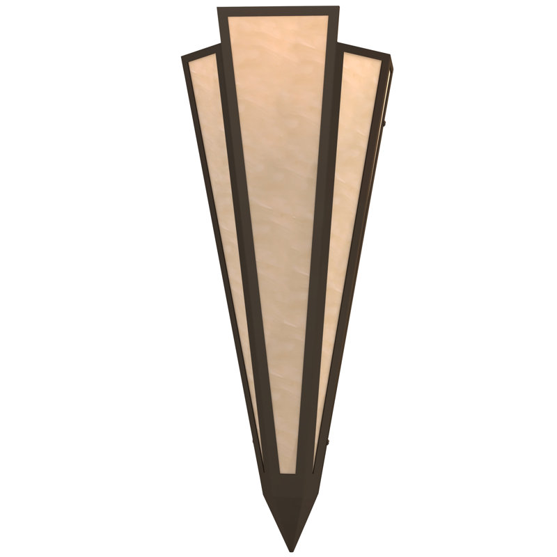 Brum 2 - Light Flush Mounted Sconce, Oil Rubbed Bronze, Sahara Taupe