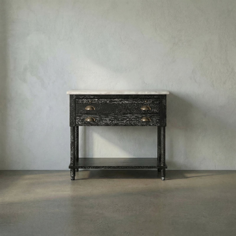 Artemio Side Table With Marble Top