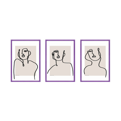 Romina Gadler "Figure and Form" 3-Piece Print Set