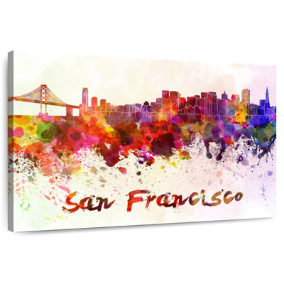 Couleurs de l'horizon de Sir Francisco à San Francisco