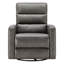 Fauteuil inclinable électrique pivotant en cuir véritable 33 po Mila-121439019