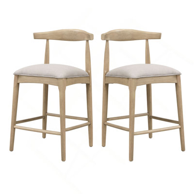 Tabouret en tissu (ensemble de 2)
