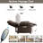 160° Recliner Chair For Elderly Seniors-Power Reclining Chair With 8-Point Massage & Heating, Soft Chenille Fabric, Remote Control & Side Storage Pockets For Living Room, Bedroom-734343089