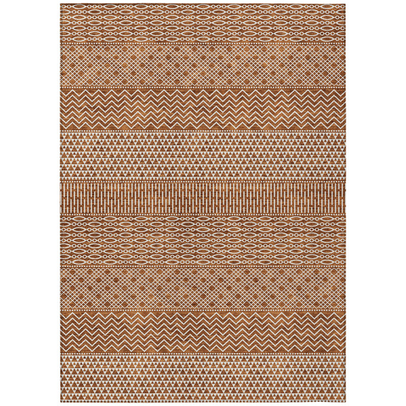 Tisdell Area Rug with Non-Slip Backing, Rectangle 1'8" x 2'6"