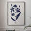 Indigo Botanical Study I, reproduction encadrée - bois massif 46425-807143438