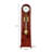 Vintage Brown Basswood Solid Wood Floor Clock Decor