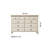 Simple Beige Solid Wood Porch Cabinet Solid Wood Accent Chest