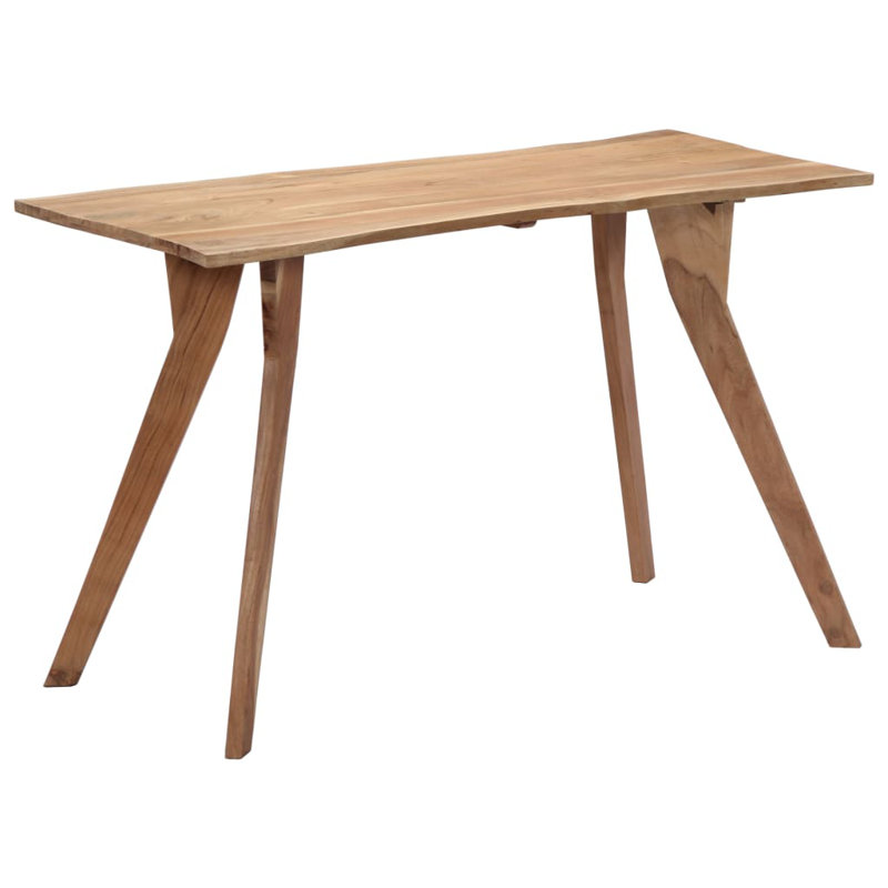 Melendez Acacia Solid Wood Dining Table, H76 x L120 x W58