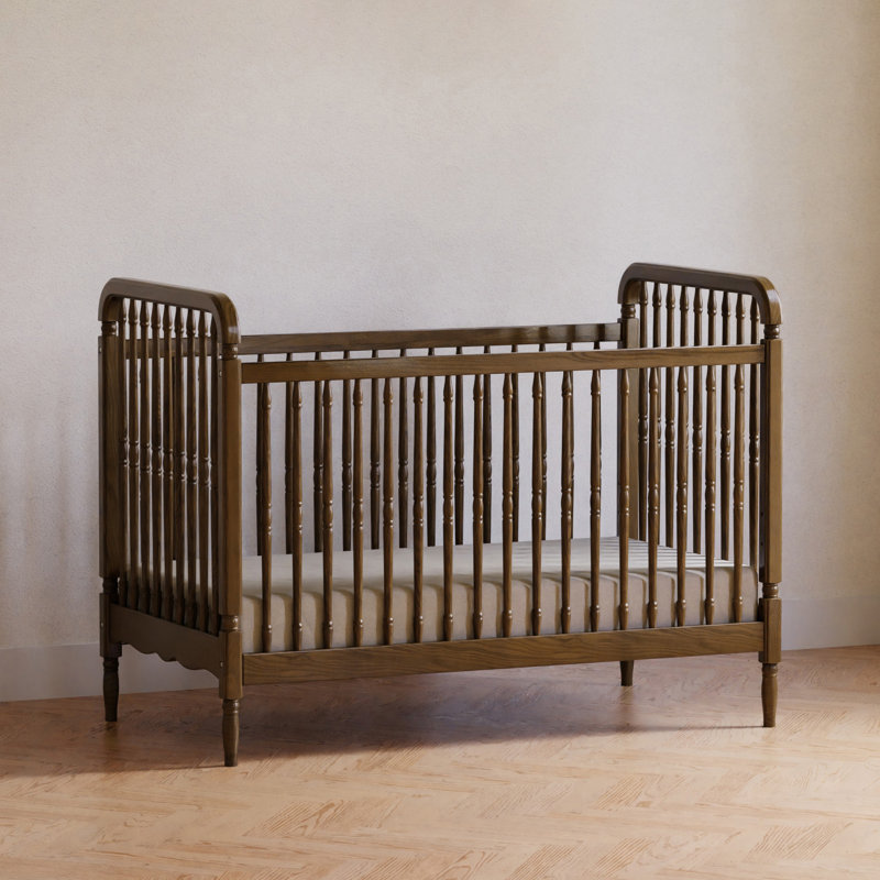 Liberty 3-in-1 Convertible Spindle Crib, Natural Walnut
