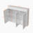Arched Wall Mounted Glass Door Storage Cabinet With Unique Wide - Top And Narrow - Bottom Design For Versatile Home Storage-1637250800