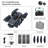 Remote Control Drone with Adjustable Three Cameras Optical Flow Hover Drone Positioning Obstacle Avoidance Foldable RC Quadcopter Toy Kids Adults Birthday Gift