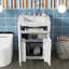 Meuble-lavabo simple avec plateau Yerkes 24,2