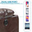 Fauteuil inclinable ergonomique 34 po en similicuir-1501847330