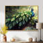Royal Peacock Feather Show I - paon, art mural-417259322-417259325-417259297