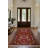 Floral Harmony Collection Digital Print Cotton-Polyester Blend Rug – Red & Floral Pattern-213697562