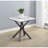 Newport Mirage White End Table