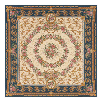 Indoor/Outdoor Traditional Area Rug