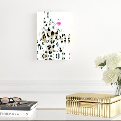 " Cheetah Coat Makeup " Painting Print