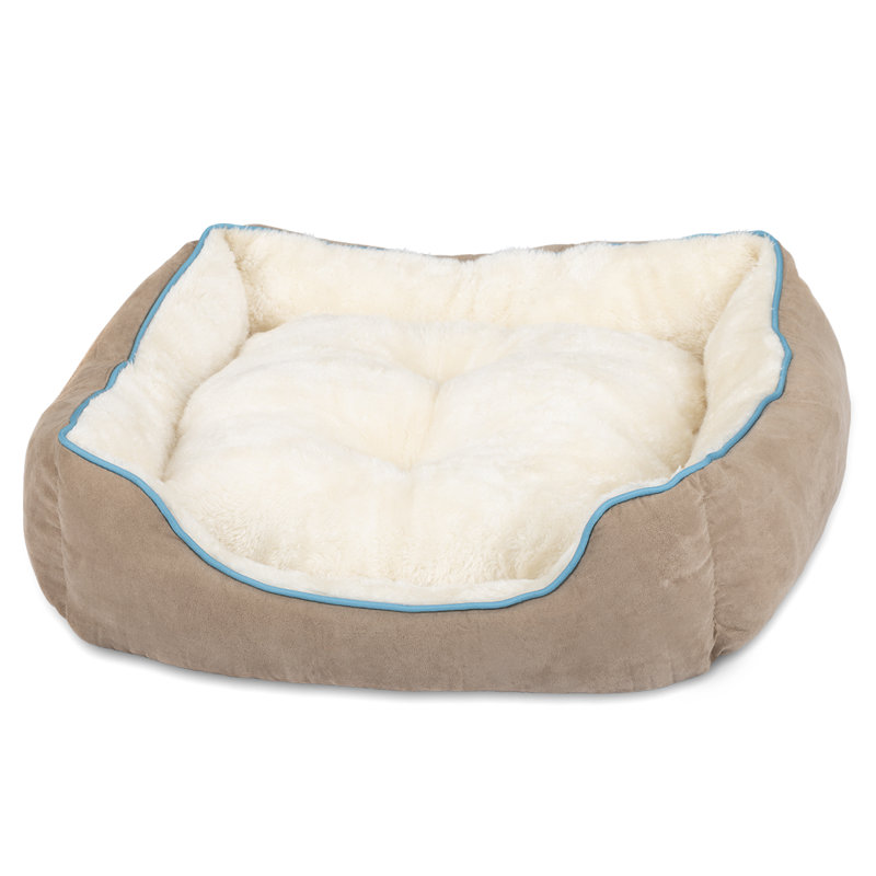 Lit pour chien, H 6 po x l 20 po x P 19 po, Marron clair