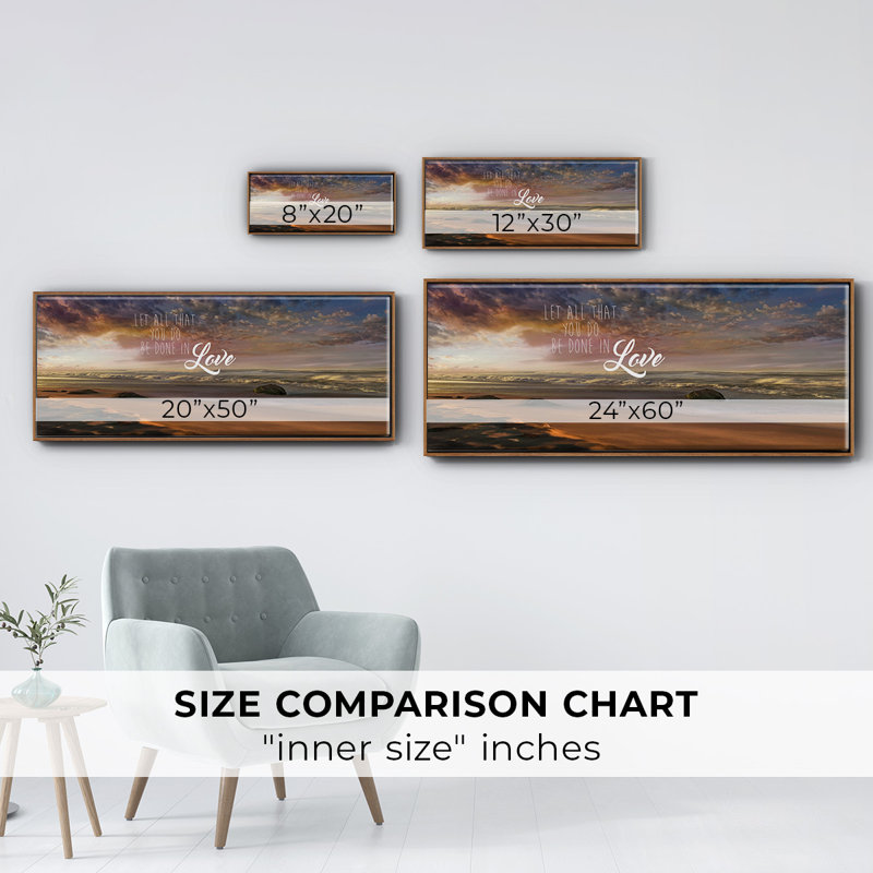 Be Done In Love- Framed Canvas