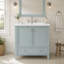 Meuble-lavabo sur pied simple 30 po avec comptoir en céramique-100389961