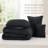 Bedsure Pinch Pleat Comforter Set Boho Bed-in-A-Bag Bedding Set with  Pillowcases for All Season-105529479-105529498