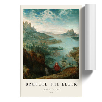 Flight to Egypt Print by Pieter Bruegel The Elder - Frameless Print