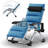 Halback Zero Gravity Chair, Folding Reclining Lounge Chair with Cushion, Headrest Support 400lbs-1867545418