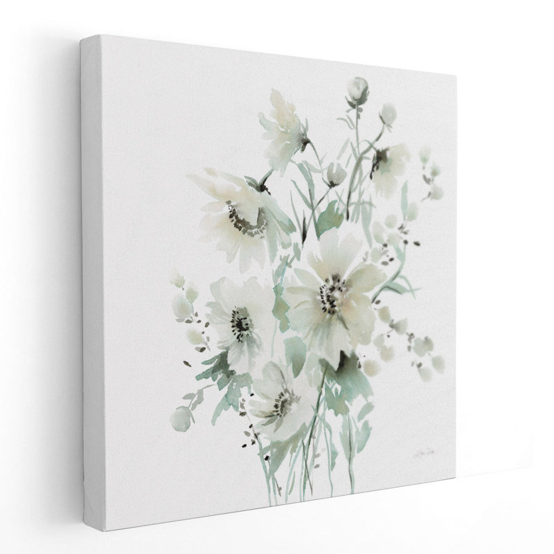 Secret Garden Bouquet I - reproduction d'art sur toile, H 12 po x l 12 po