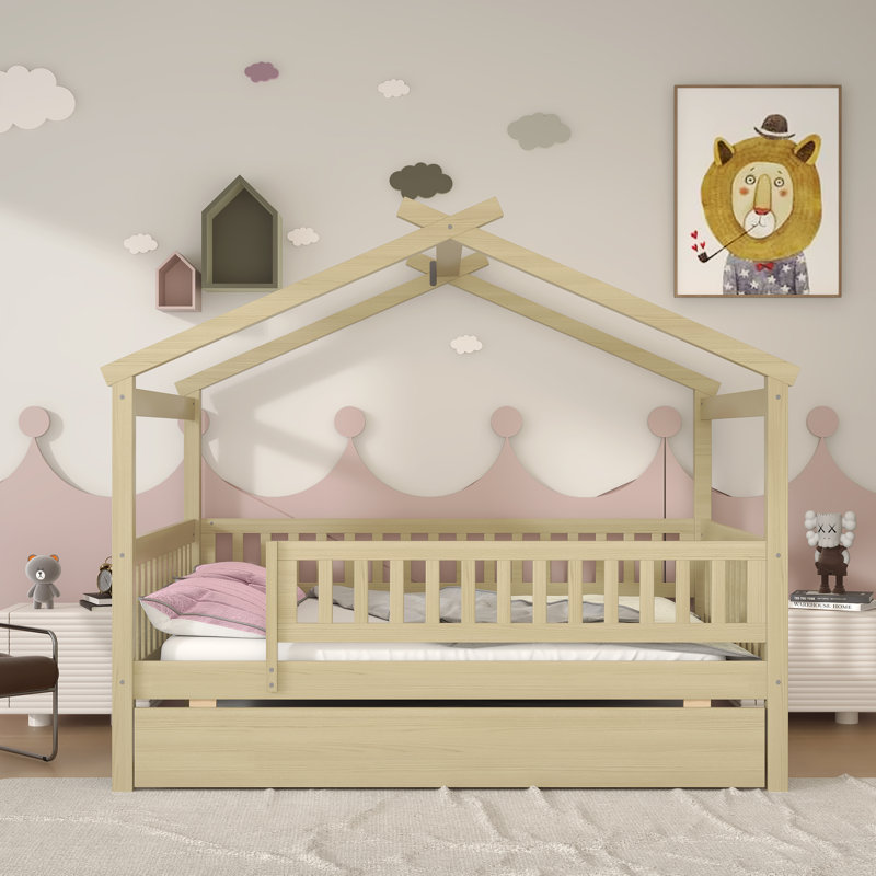 Ventre Kids Full with Trundle, Natural