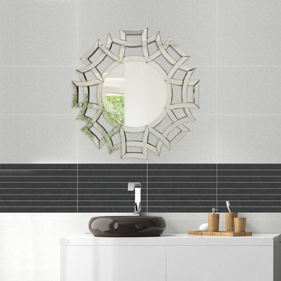 Miroir mural rond extrême east