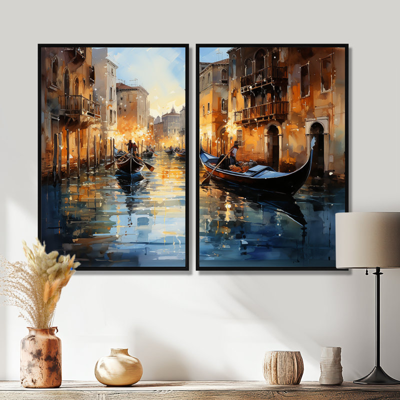 Alyas - décoration murale corail traditionnelle, 36" H x 48" W, Impression encadrée flottante, Black