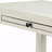 Antique White Nightstand with Pull-Out Tray and Storage Drawer