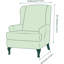 T-Cushion Wingback Slipcover-2090921977