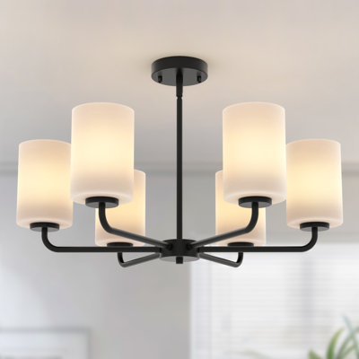 Lustre encastré 6 lumières Agnella