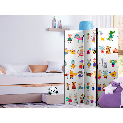 Karissa 172cm H Folding Room Divider