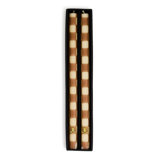 Mocha Check Dinner Candles