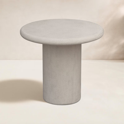 Cosette 22" Concrete Outdoor Side Table