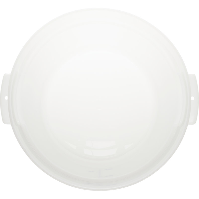Contenant alimentaire rond 12 pintes - blanc, Blanc