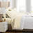 Southshore Fine Linens Vilano Springs Extra Deep Pocket 4-Piece Sheet Set, Ultra Soft Double-Brushed 110 GSM Microfiber Bedding, 21-Inch Deep Pocket, 2 Pillowcases, Twin XL, Cream-86340216-86340234