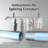 2-Piece Drill-Free Folding Clothes Drying Rack, 80Cm Crossbar, Suitable For Bedroom, Bathroom, Indoor And Outdoor Use, Basics Folding Clothes Rack (Silver)