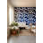 White Background Wallpaper Blue Modern Wall Decor