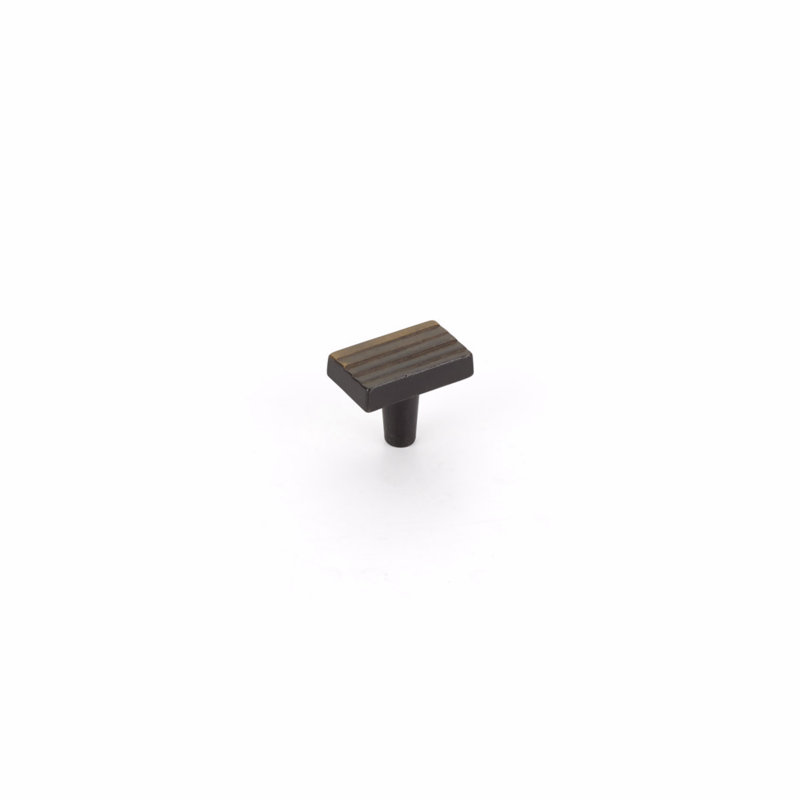 Stradella Bronze Square Knob, Antique Bronze