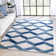 Good Vibes Geometric Synthetic Area Rug