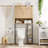 Rattan Over The Toilet Storage Cabinet With Adjustable Shelf