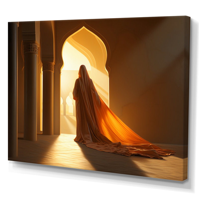 Art de l'Islam, la lumière I, Toile tendue, H 24 po x l 32 po x P 1 po