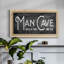Toile encadrée de qualité supérieure «Man Cave» - prête à être accrochée-88113320-88113315