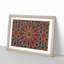 Antique Illustration in Orange and Blue 1 Piece Single Picture Frame Wall Art-55545259-55545260