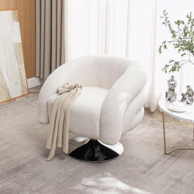 Tussan Upholstered Swivel Armchair