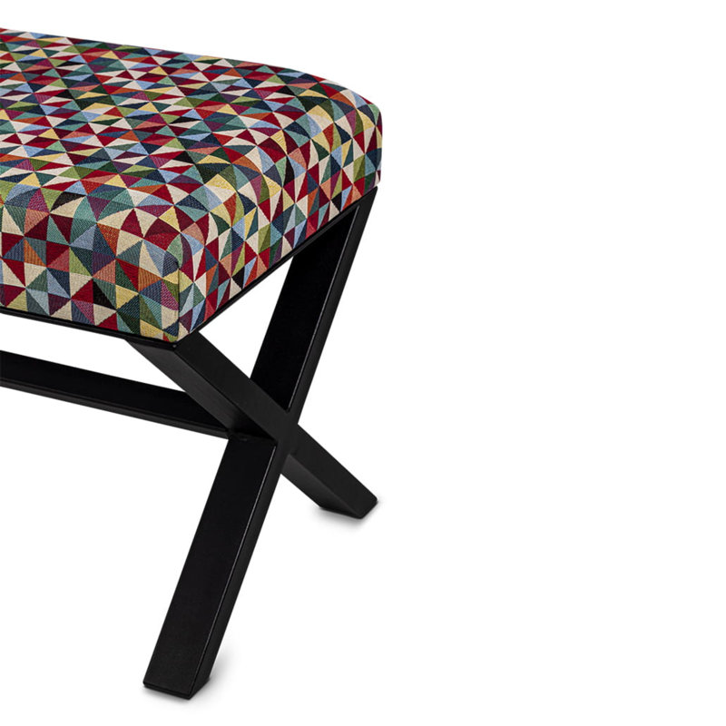 Palo Velvet Upholstered Bench, H40 x W100 x D30cm